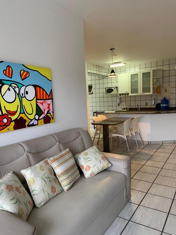 Apartamento Pe Na Areia E Aguas Tranquilas No Centro De 瓜拉派瑞 外观 照片