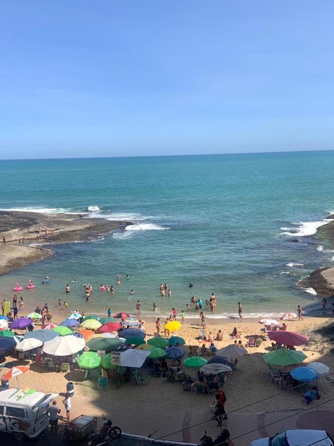 Apartamento Pe Na Areia E Aguas Tranquilas No Centro De 瓜拉派瑞 外观 照片
